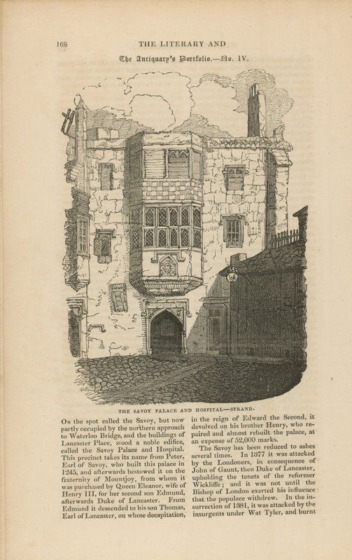 El Palacio y hospital Savoy en el Strand de English School