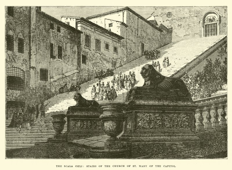La Scala Coeli, escaleras de la Iglesia de Santa María del Capitolio de English School