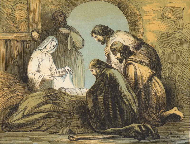 Los pastores encuentran a Jesús de English School