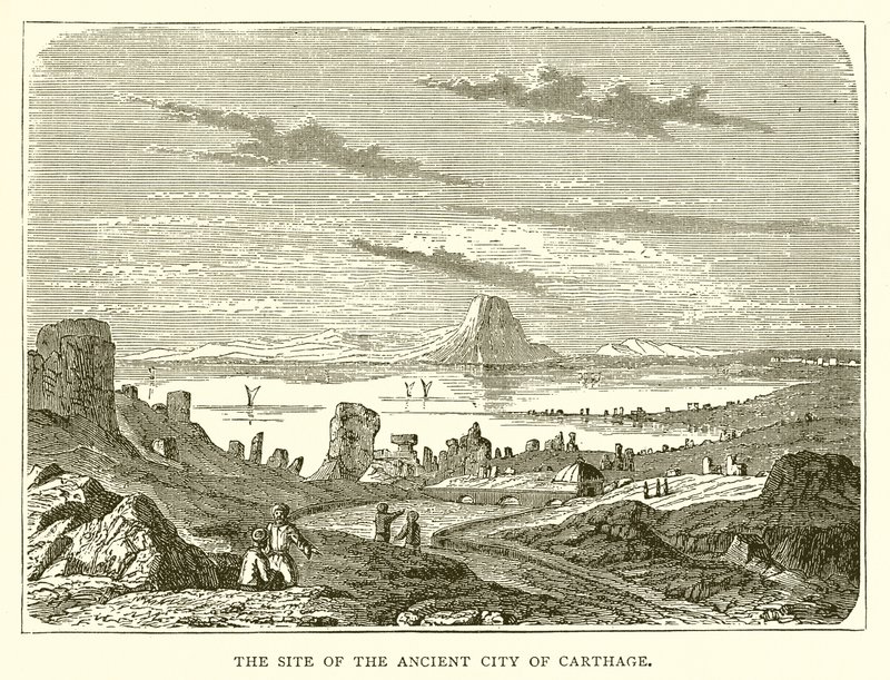 El sitio de la antigua ciudad de Cartago de English School