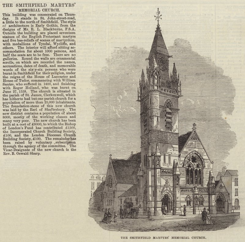 Iglesia Memorial de los Mártires de Smithfield de English School