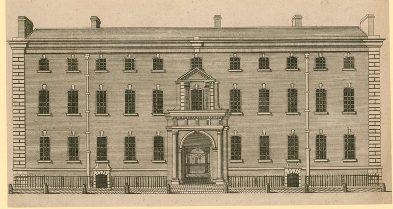 La Casa del Mar del Sur en Threadneedle Street, Londres de English School