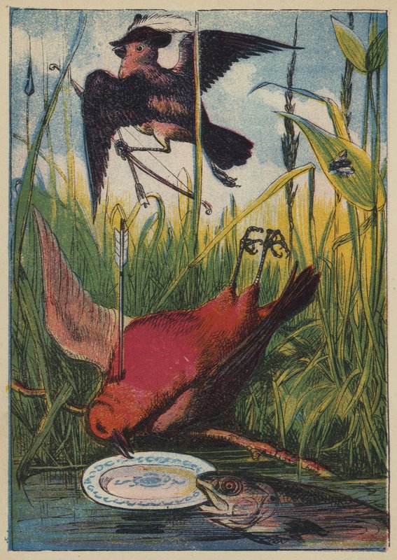 El Gorrión, Petirrojo y el Pez de English School