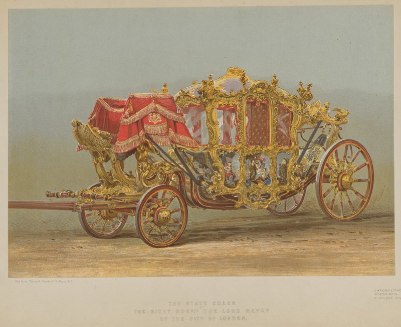 El coche estatal del Muy Honorable Lord Alcalde de Londres de English School