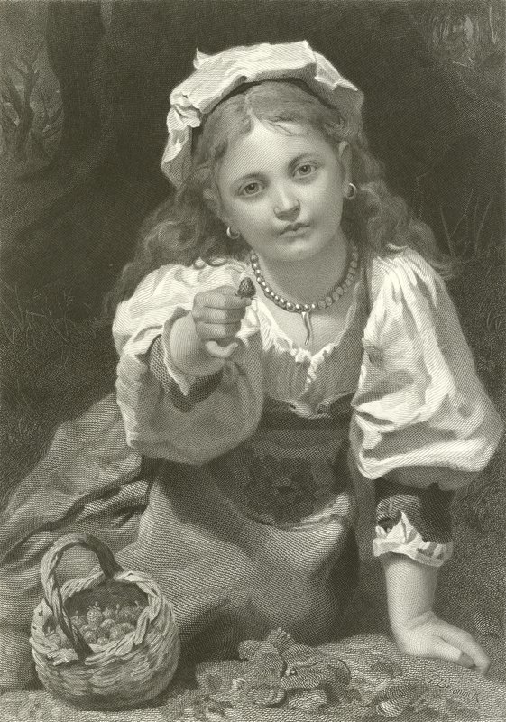 La niña de las fresas de English School