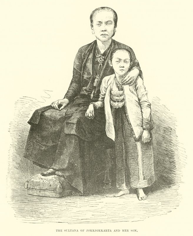 La sultana de Jokkjokkarta y su hijo de English School