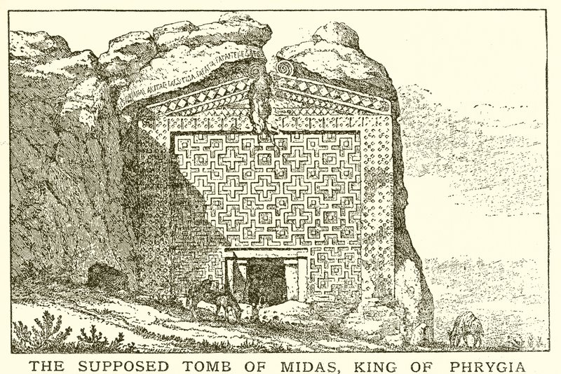 La supuesta tumba de Midas, rey de Frigia de English School