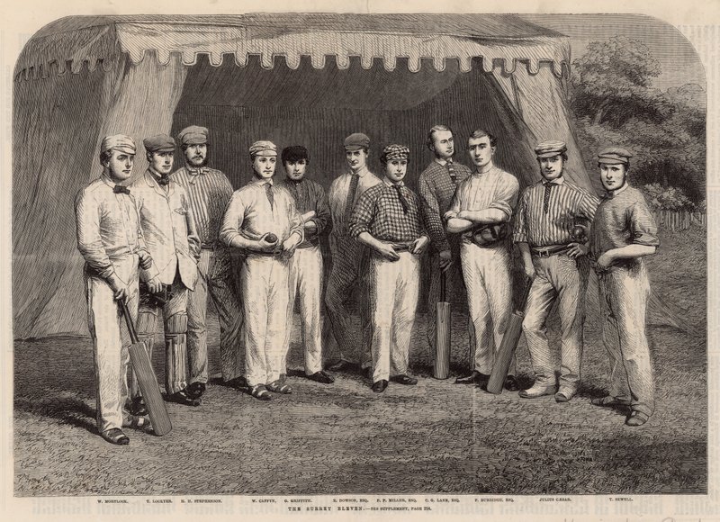 El equipo de cricket de Surrey Eleven de English School