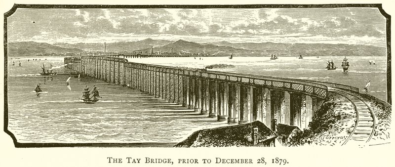 El Puente de Tay, antes del 28 de diciembre de 1879 de English School