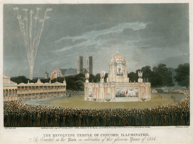 El Templo de la Concordia creado para la Paz de 1814 de English School