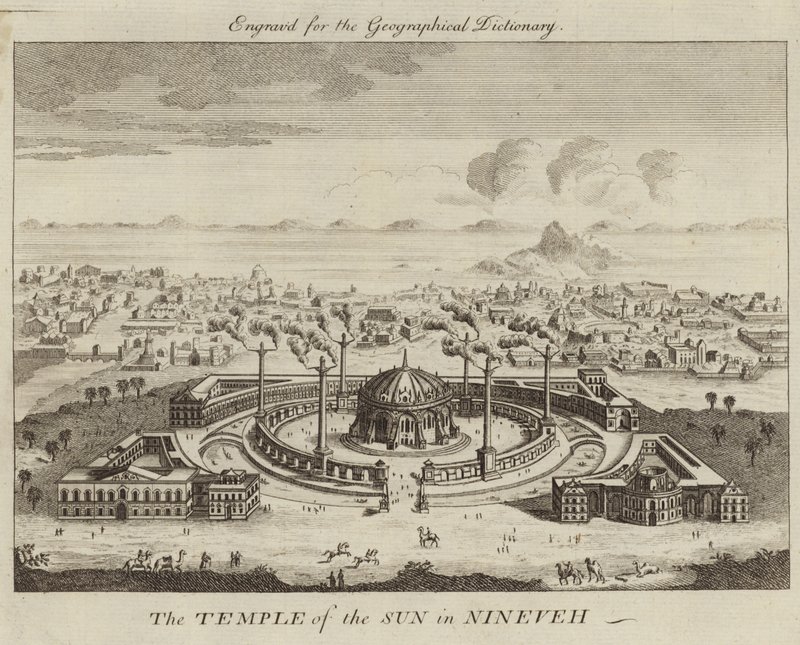 El Templo del Sol en Nínive de English School