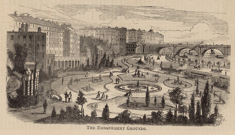 Los jardines del Terraplén del Támesis de English School