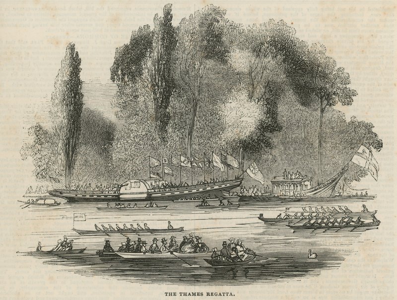 La regata del Támesis de English School