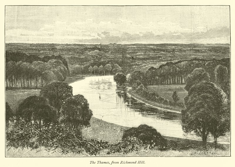 El Támesis, desde Richmond Hill de English School