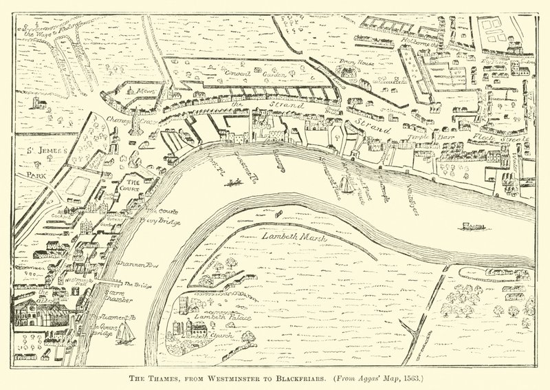El Támesis, de Westminster a Blackfriars de English School