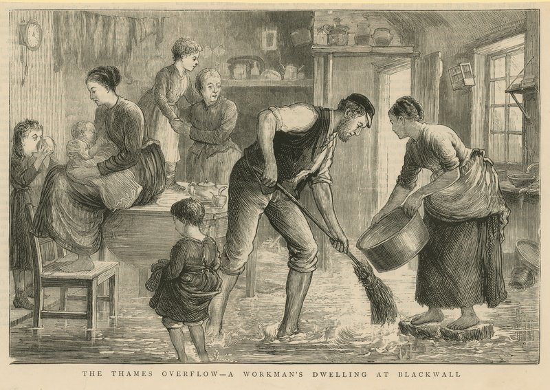 El desbordamiento del Támesis de English School
