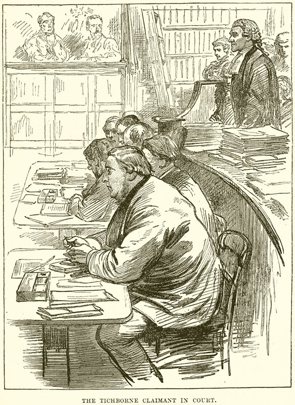 El reclamante de Tichborne en la corte de English School