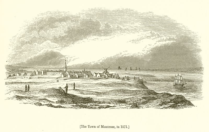 La Ciudad de Montrose, en 1571 de English School