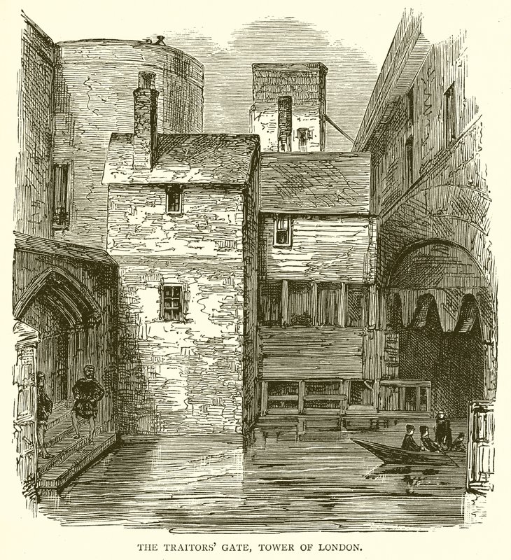 La Puerta de los Traidores, Torre de Londres de English School