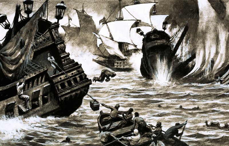 Los cazadores de tesoros: El botín hundido de España de English School