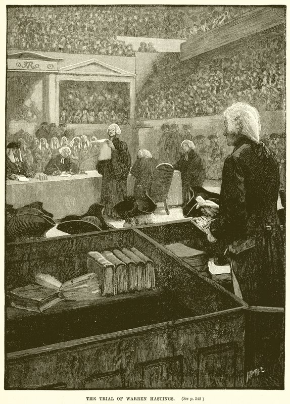 El juicio de Warren Hastings de English School
