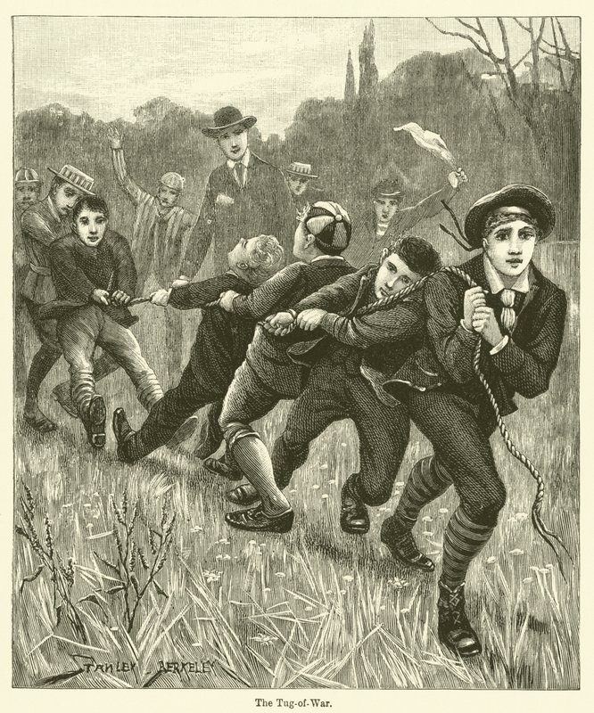El tira y afloja (grabado) de English School