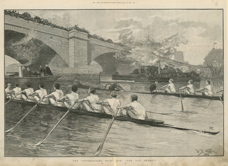 La carrera de botes de las universidades de English School