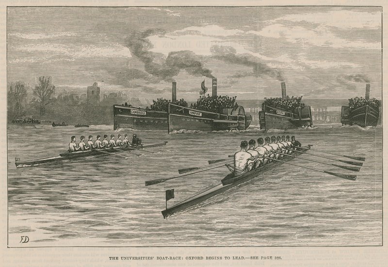La carrera de botes de las universidades de English School