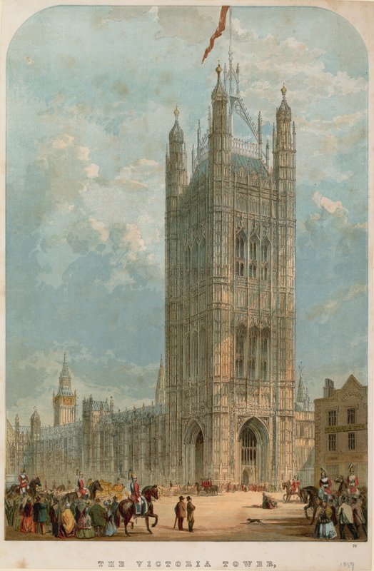 La Torre Victoria, Westminster, Londres de English School
