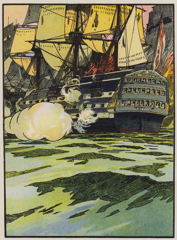 La Victoria en Trafalgar de English School