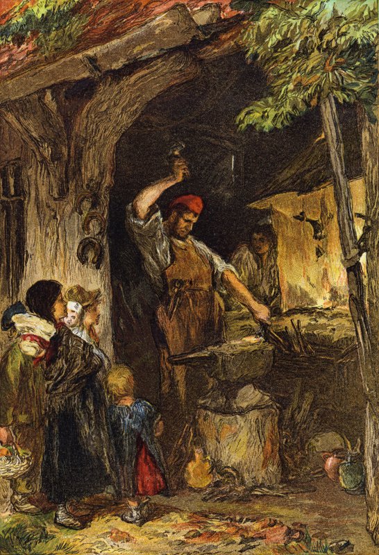 El herrero del pueblo de English School