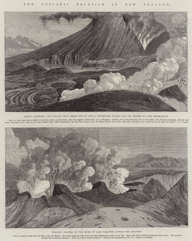 La erupción volcánica en Nueva Zelanda de English School