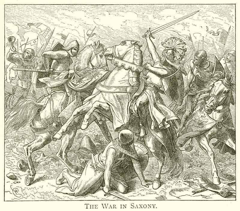 La guerra en Sajonia de English School