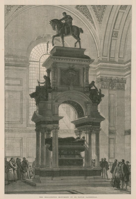 El Monumento a Wellington en la Catedral de San Pablo de English School