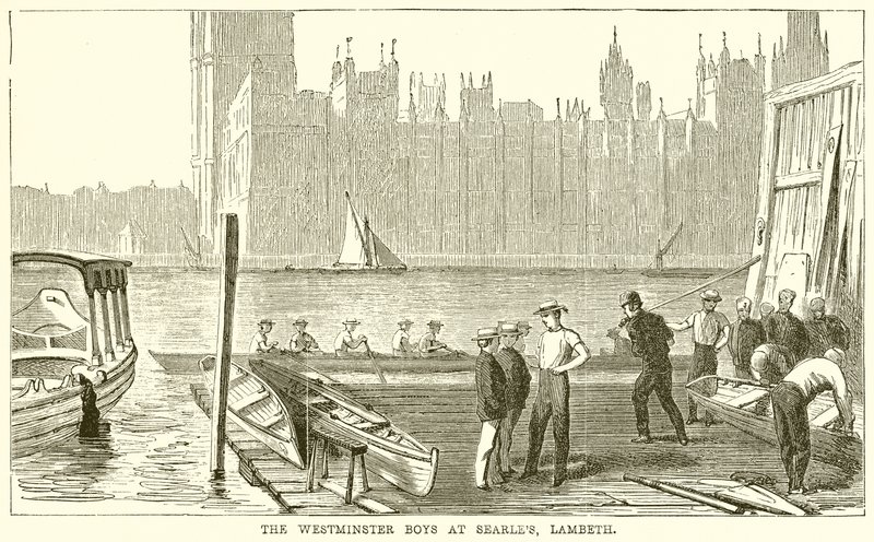 Los chicos de Westminster en Searles, Lambeth de English School