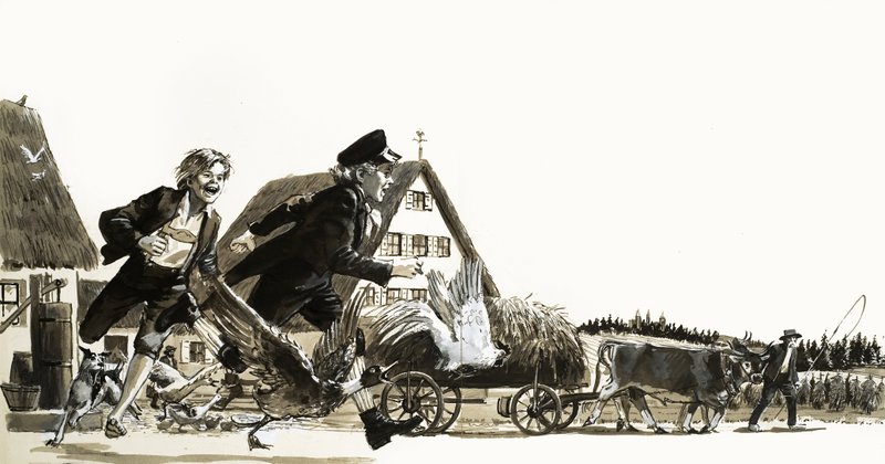 El mundo de la fantasía: Vagabundos en el país de las maravillas (Hermanos Grimm) de English School