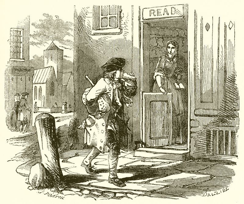 El joven Benjamin Franklin de English School