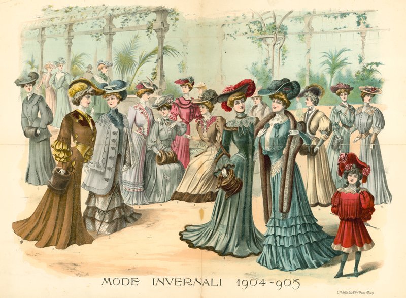 El Diario de las Señoritas: Moda Invernal, 1904-05 de English School