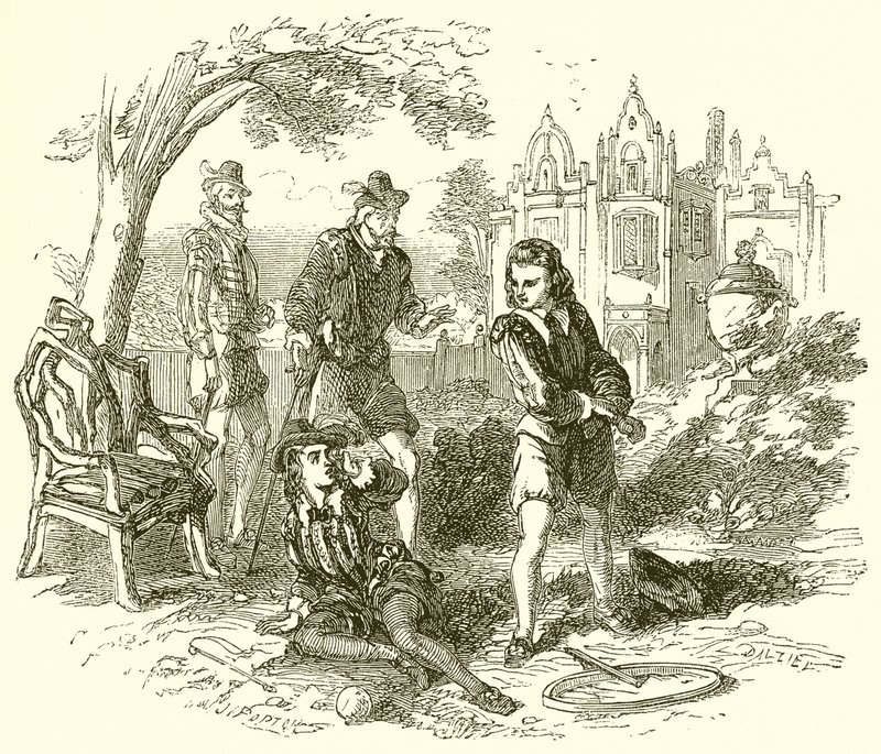 El joven Oliver Cromwell de English School