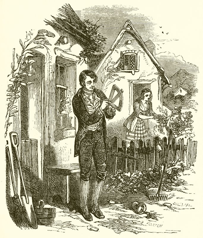 El joven Robert Burns de English School