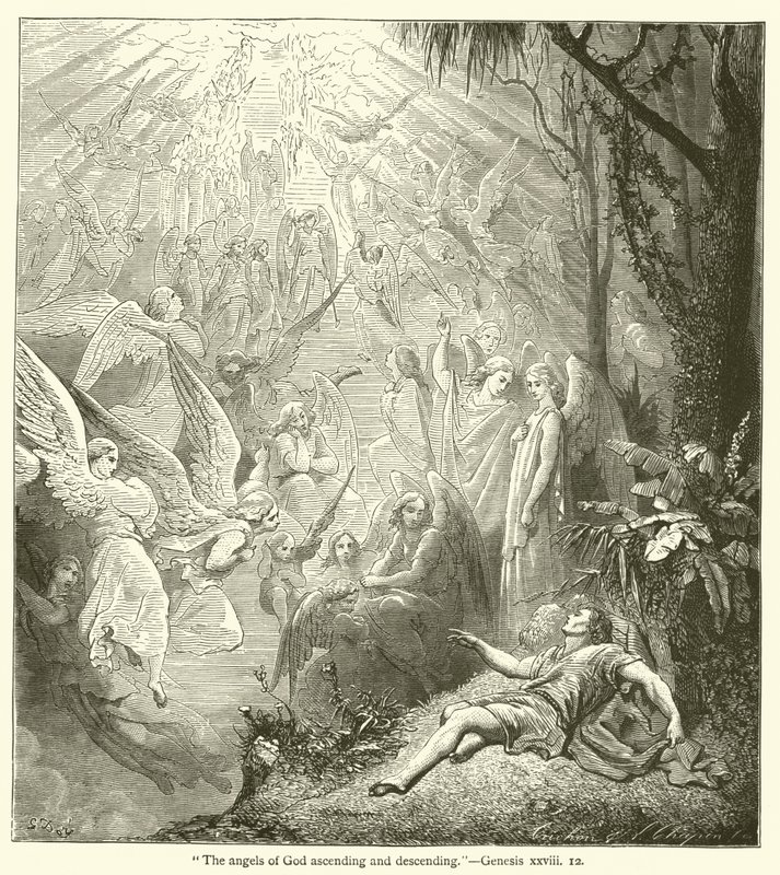 "Los ángeles de Dios subiendo y bajando", Génesis, xxviii de English School