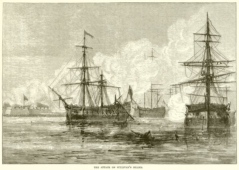 El ataque a la Isla de Sullivan de English School