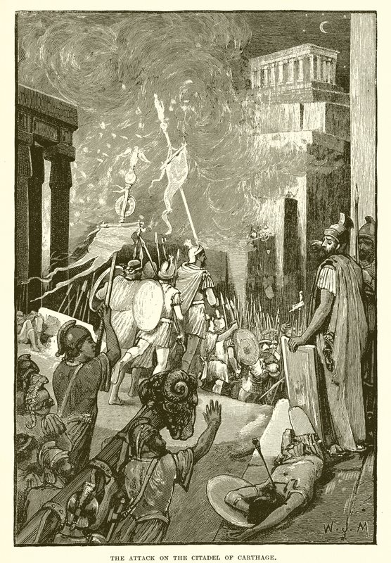 El ataque a la ciudadela de Cartago de English School