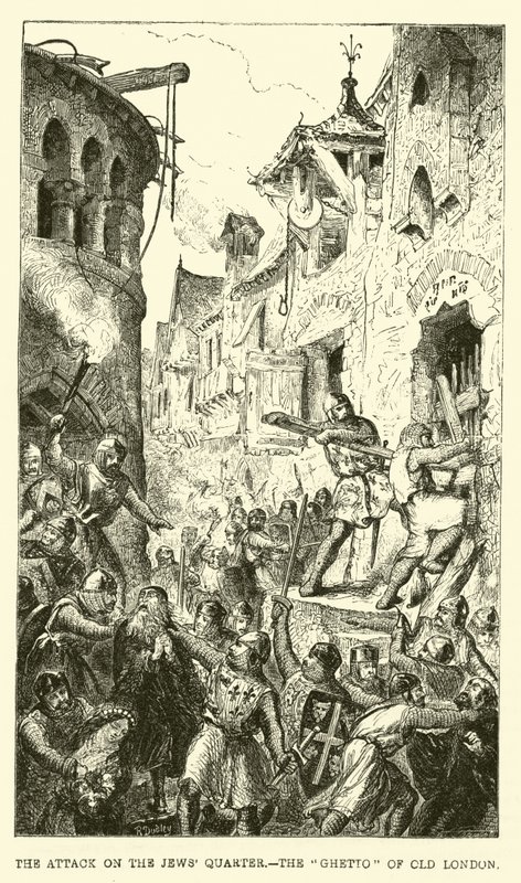 El ataque al Barrio Judío, el Ghetto del Viejo Londres de English School
