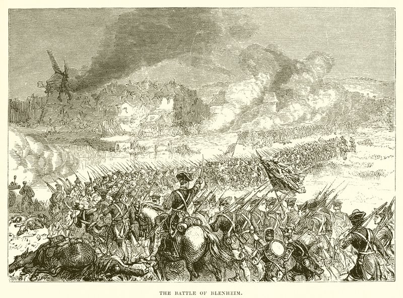 La batalla de Blenheim de English School
