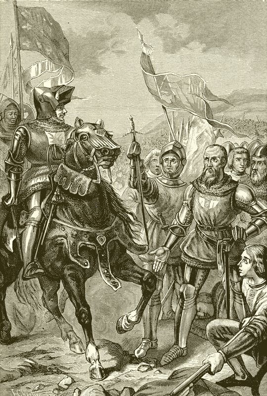 La batalla de Cocherel de English School