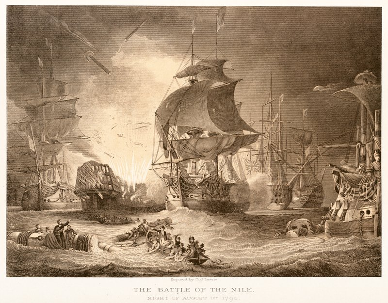 La batalla del Nilo de English School