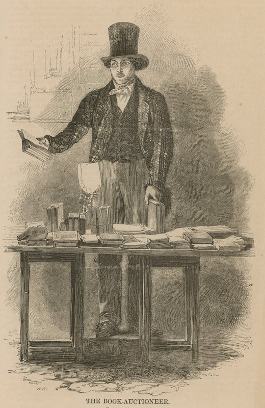 El subastador de libros de English School