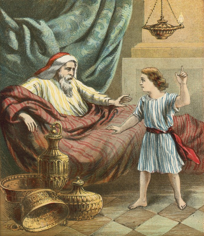 El niño Samuel con Elí de English School