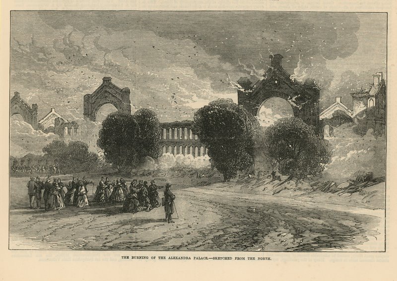 El incendio del Alexandra Palace de English School